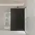 AD Naturalnie Ścianka prysznicowa COMO Wall – czarny / 100 cm / chrom